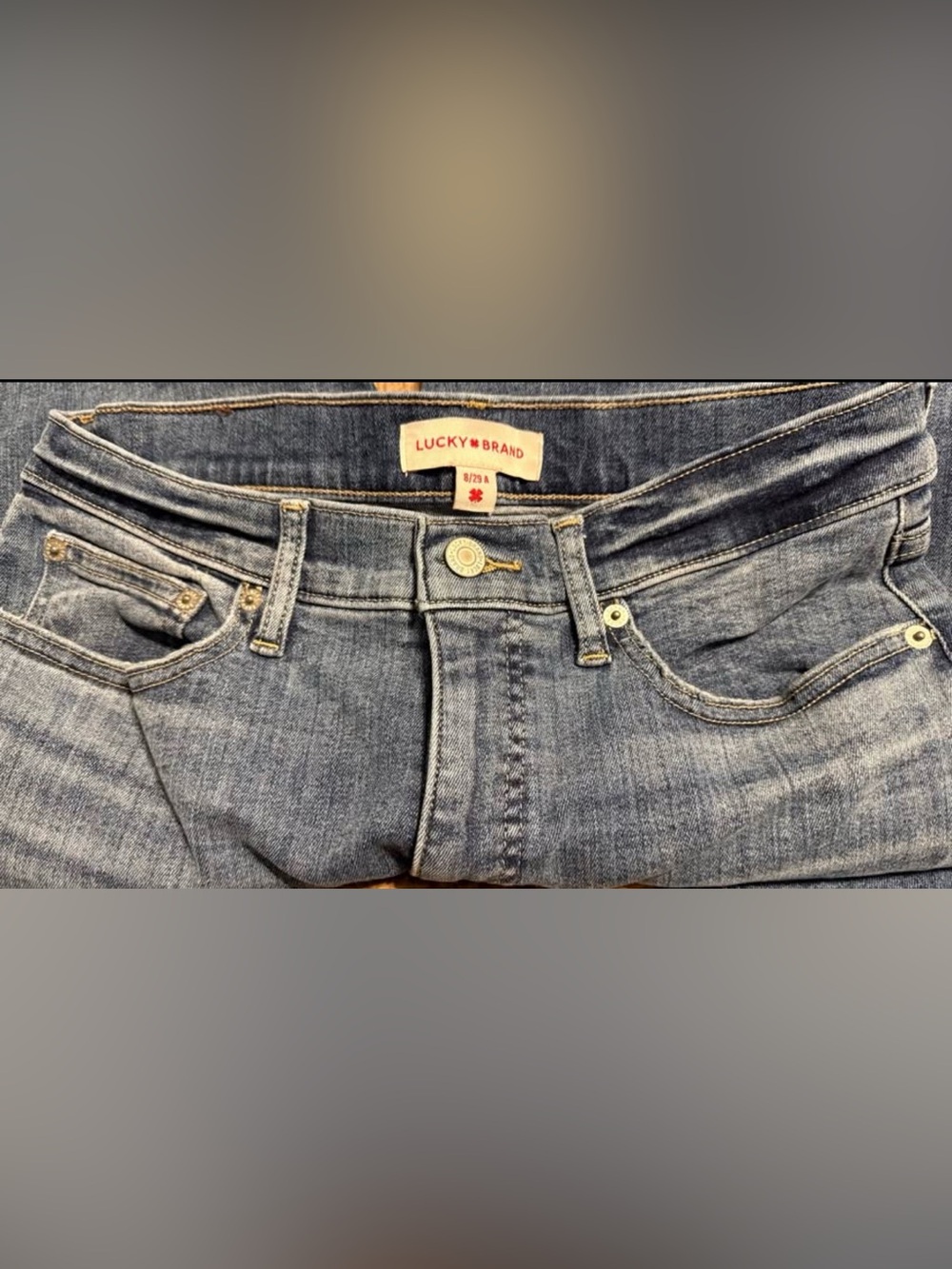 Lucky Brand Light Blue Women's Denim Jeans with Contrast Stitching